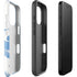 Marbleized Blue iPhone 16 Pro Impact Case